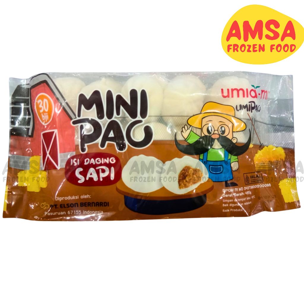 

Umiami Minipao Rasa Sapi isi 30 pcs 465 gr / Bapao Mini Rasa Sapi / Bakpao Mini Beef