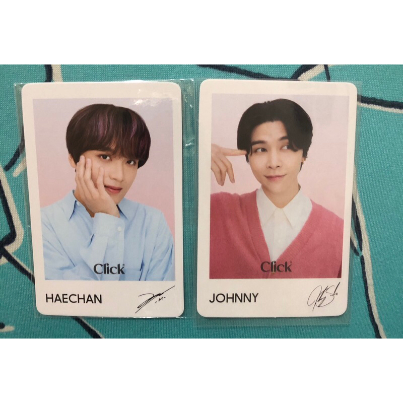 Photo Card Click NCT 127 Haechan Johnny Mark