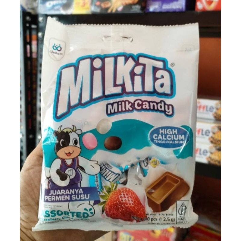 

Milkita milk candy permen susu high calcium 1bag isi 40 butir