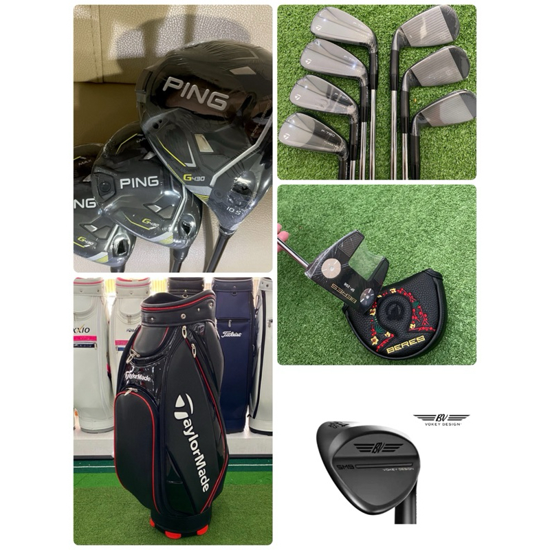 Iron set black P790 S Driver PING G430 S 10.5 Wood ping G430 3&5 S Putter honma beres Bag Tayromade 