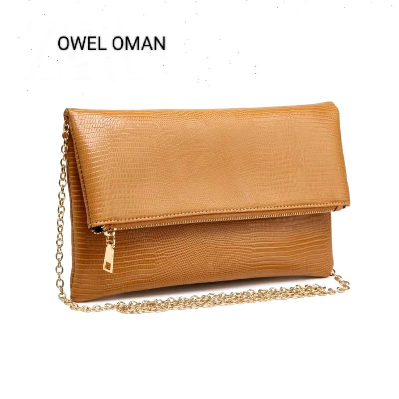 Tas slempang wanita remaja untuk jalan jalan touring dan nongkrong Tali rantai emas