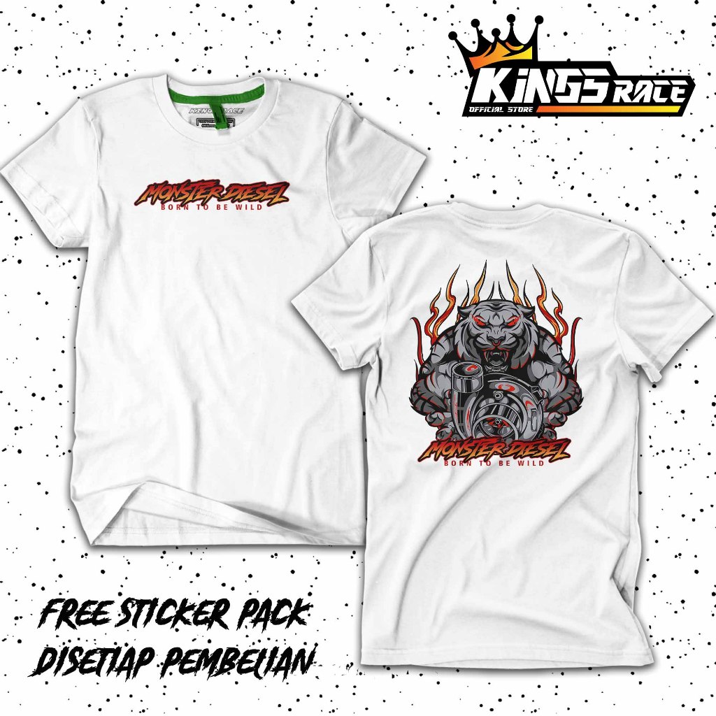 KAOS DIESEL GANK | KAOS MONSTER DIESEL | KAOS RACING MESIN DIESEL | KAOS PRIA LENGAN PENDEK
