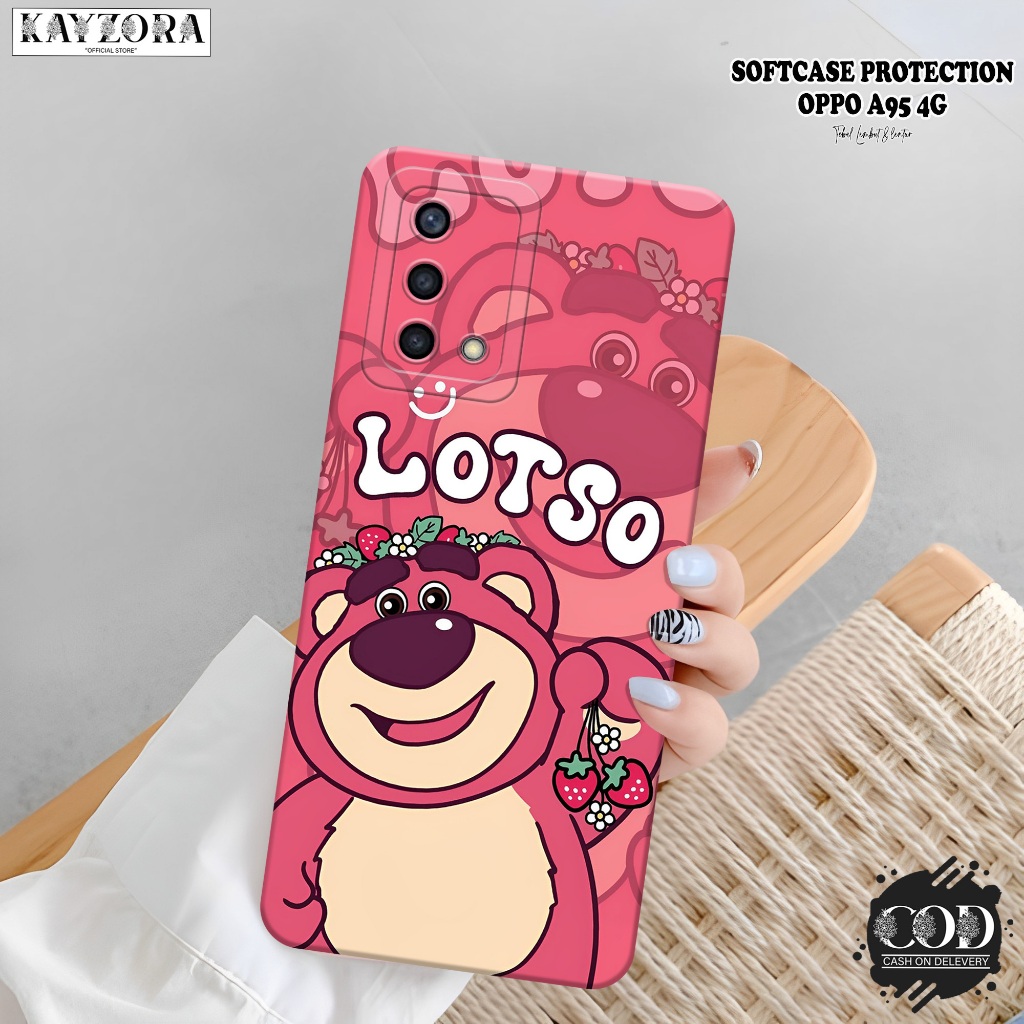 Case Hp OPPO A95 4G Terbaru - KAYZORA - Fashion Case Kartun - Softcase OPPO A95 4G - Silikon Tpu Pro