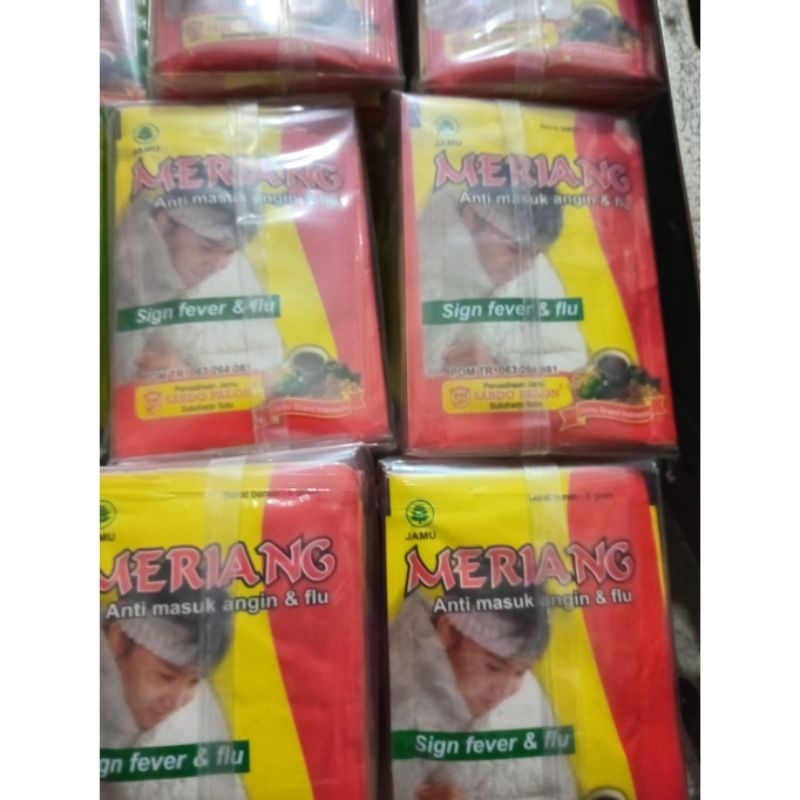 

Jamu Meriang Sabdo Palon (Anti Masuk Angin & Anti Flu) isi 10 sachet