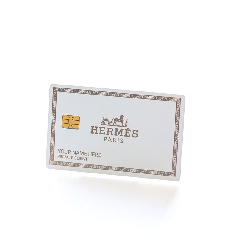 Herm*s card E money (custom)