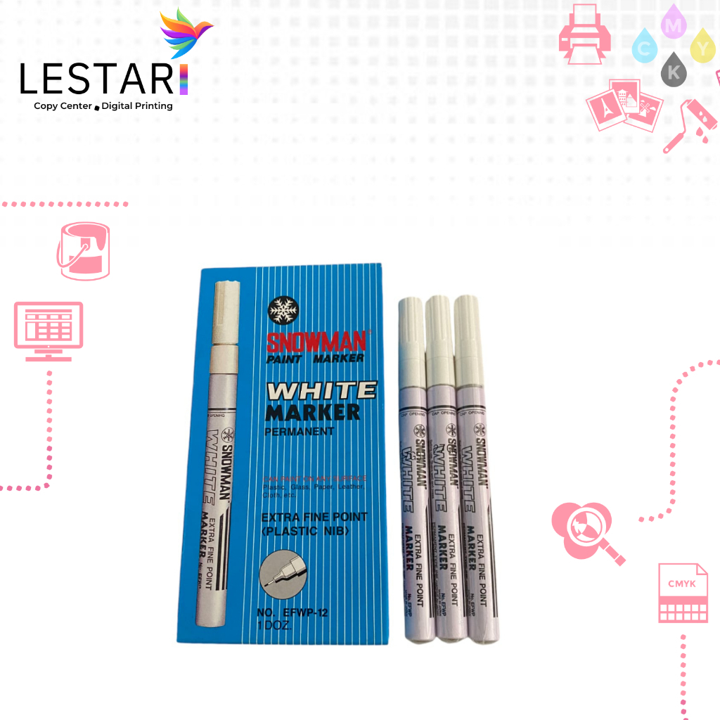 

SPIDOL SNOWMAN WHITE MARKER