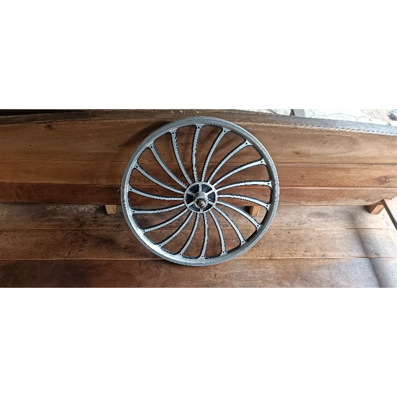VELG SEPEDA BMX VELG ALLOY KIPAS RING 20 DEPAN SAJA