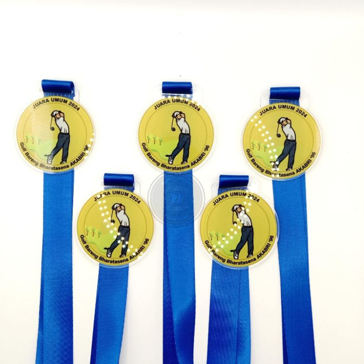 Medali Akrilik, Medali Penghargaan, Medali Kejuaraan, Medali Custom, Medali Lari