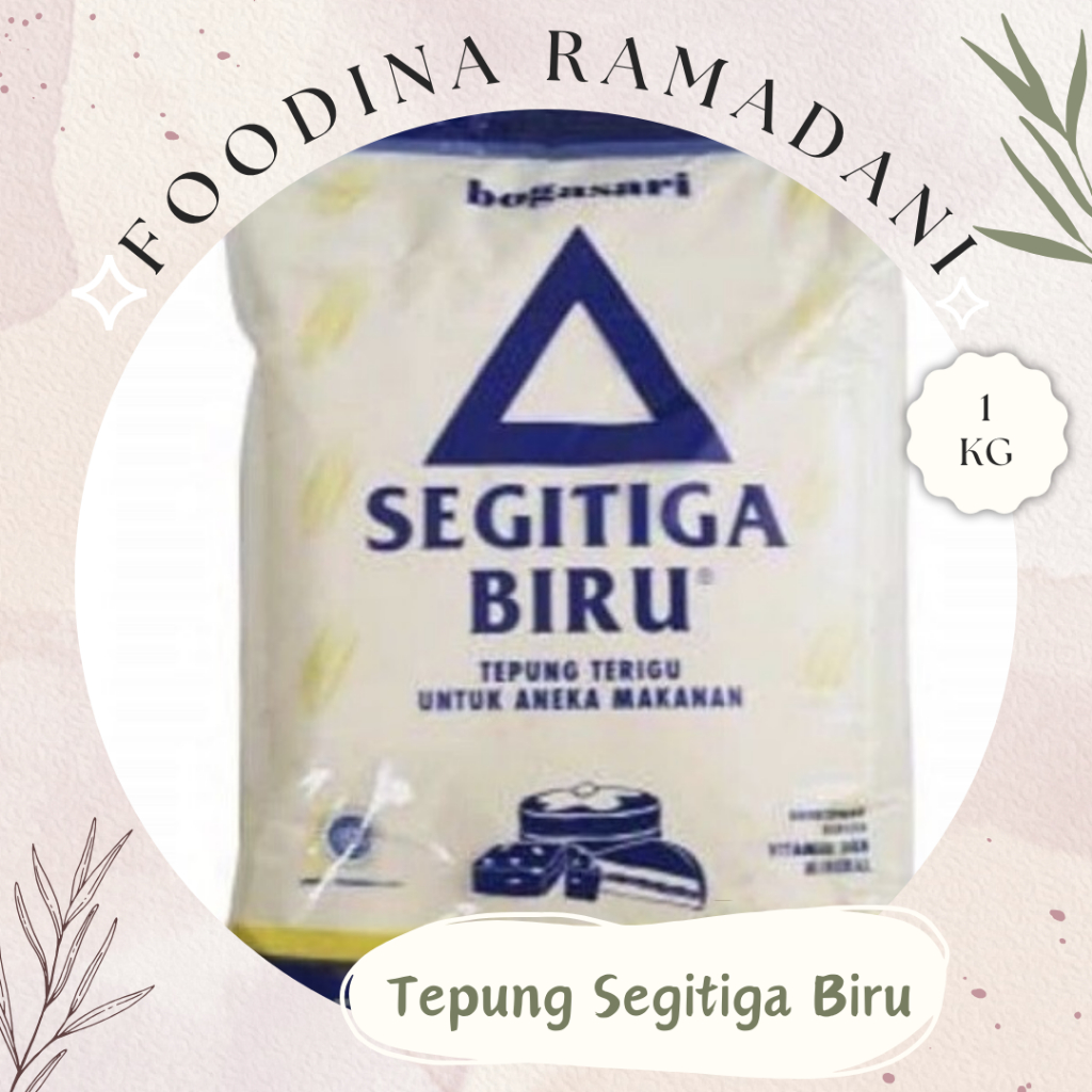 

TEPUNG TERIGU Segitiga Biru - Bogasari [ 1.000gr ] Harga Per BKS