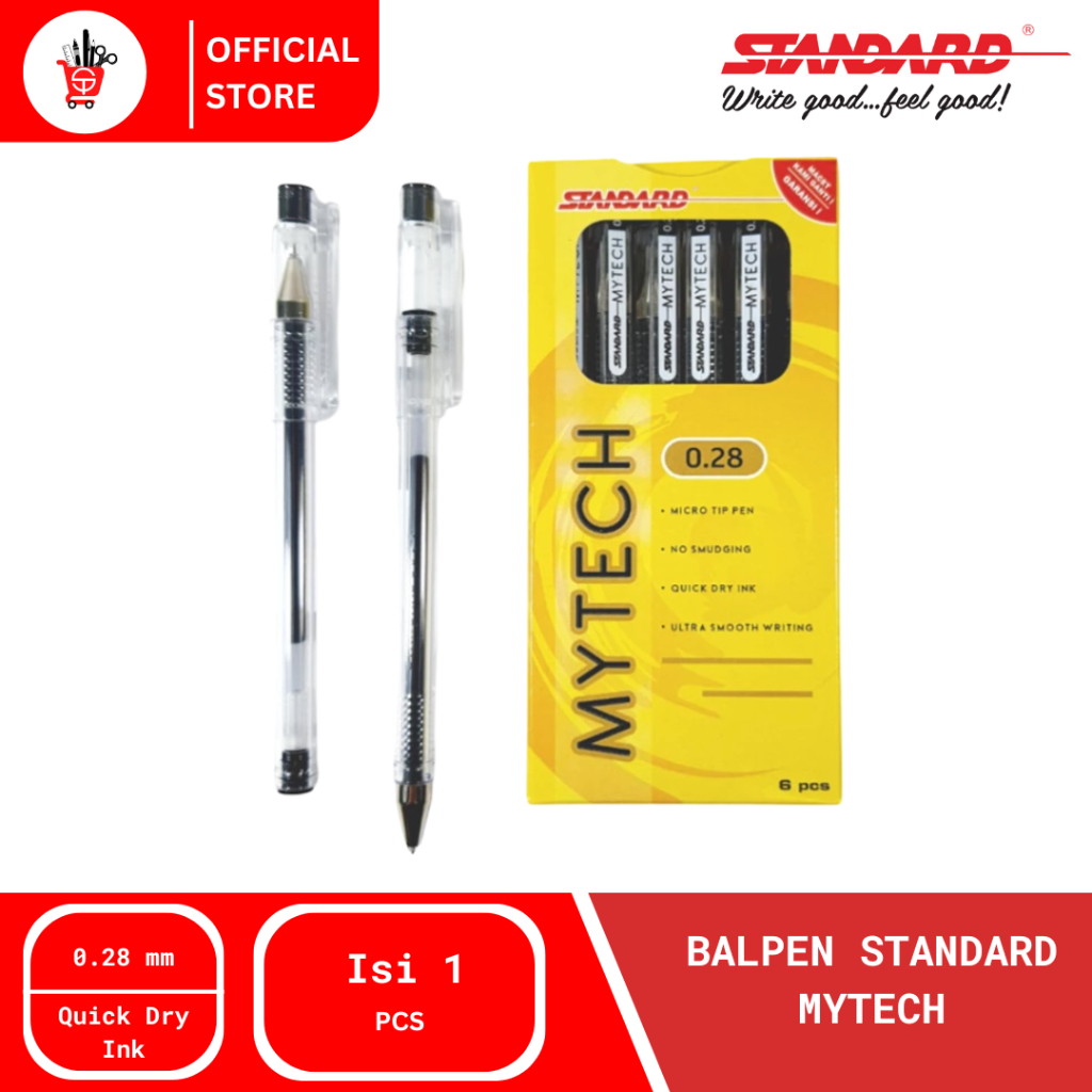 

Balpen | Pulpen | Gelpen Standard MYTECH 0.28 mm (1 PCS)