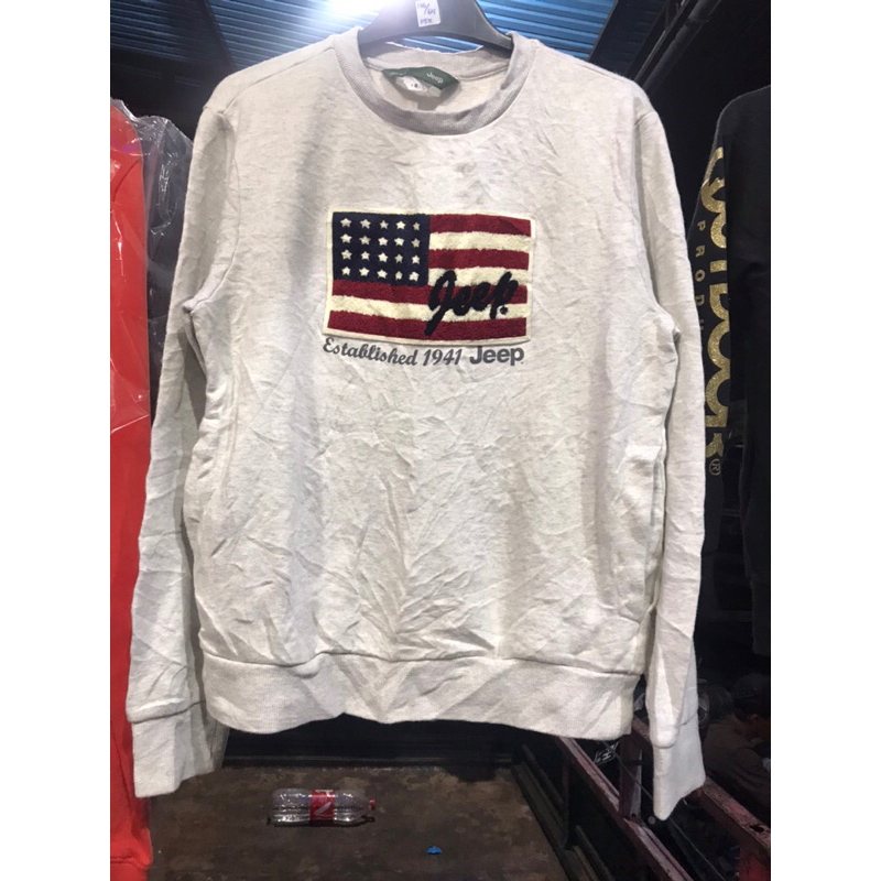 crewneck jeep bordir towel