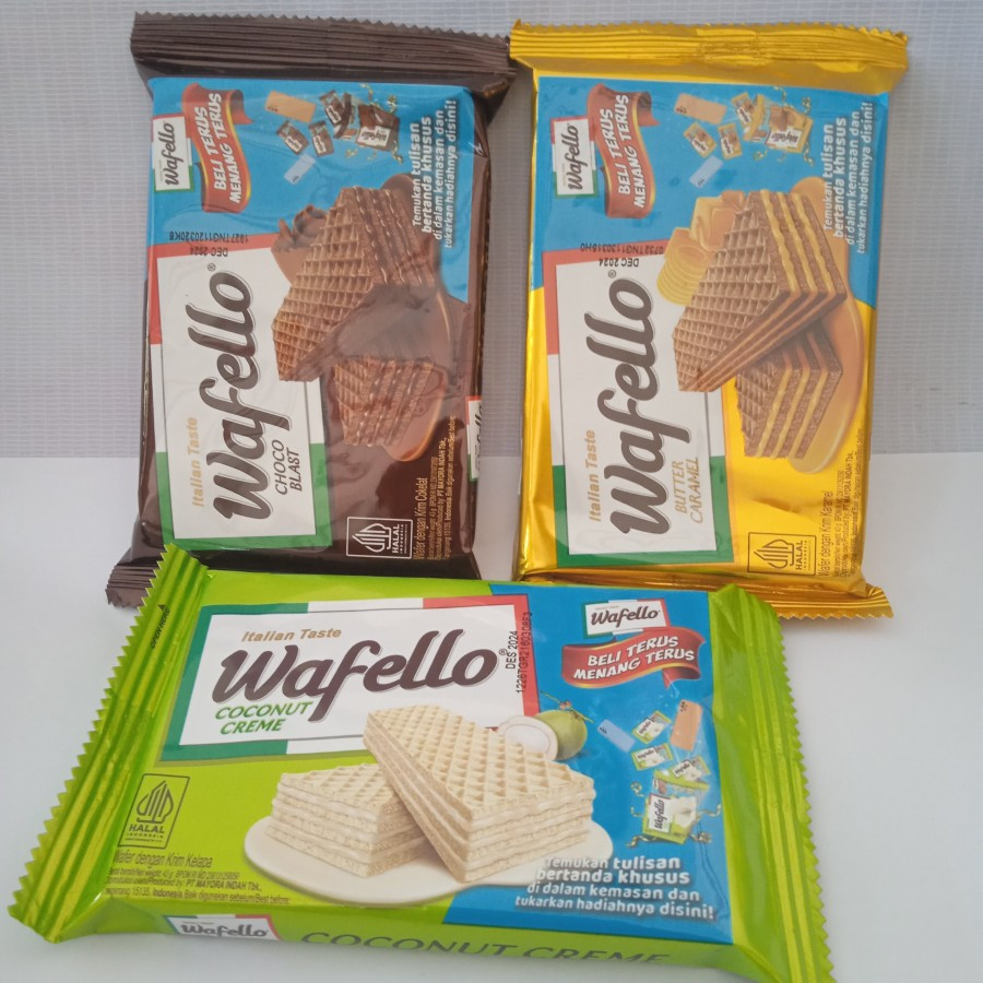 

Wafello wafer 1 Pack isi 10pcs @43gr