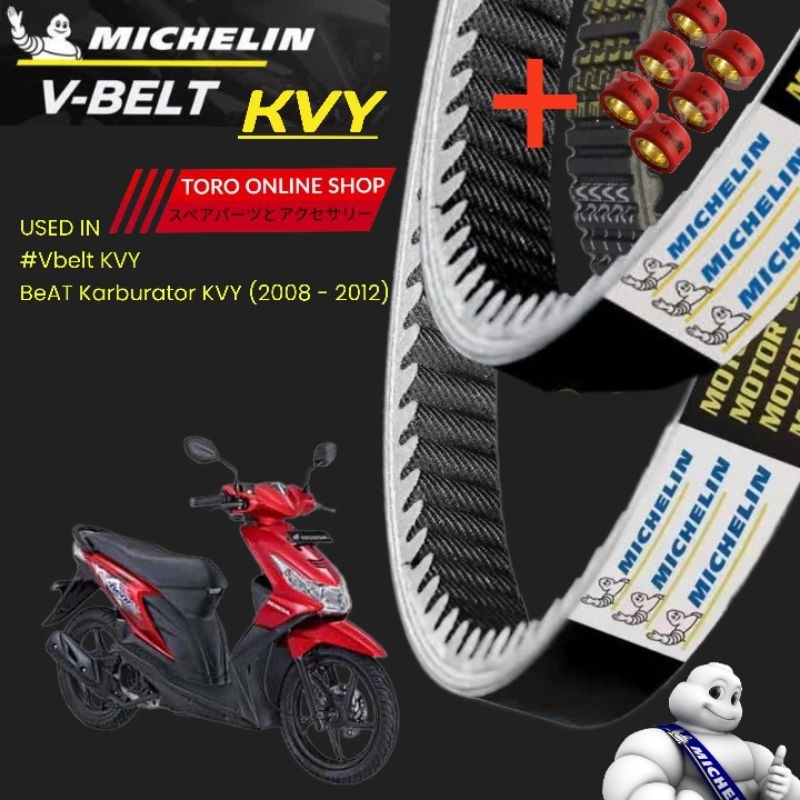 michelin v belt vanbelt beat scoopy karbu kode kvy v-belt original michelin honda beat kvy