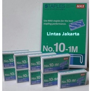 

HOT Isi Staples Refill Staples Kecil Merk MAX No 1 Isi 2 box