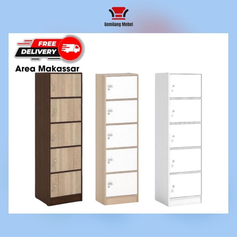 Lemari Cabinet Susun | Loker kayu susun | Rak serbaguna susun