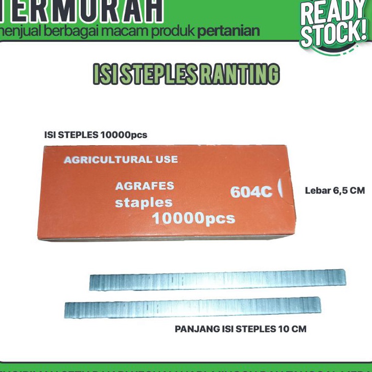 

GROSIRAN MURAH ISI STAPLES RANTING TAPETOOL REFILL STAPLES