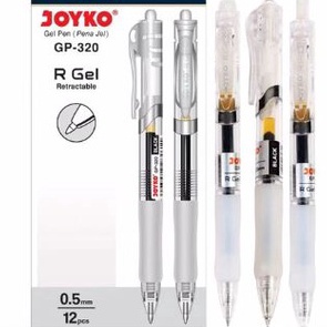 

12Pcs Pulpen R Gel GP 32 Pen Gel Cetek 5mm