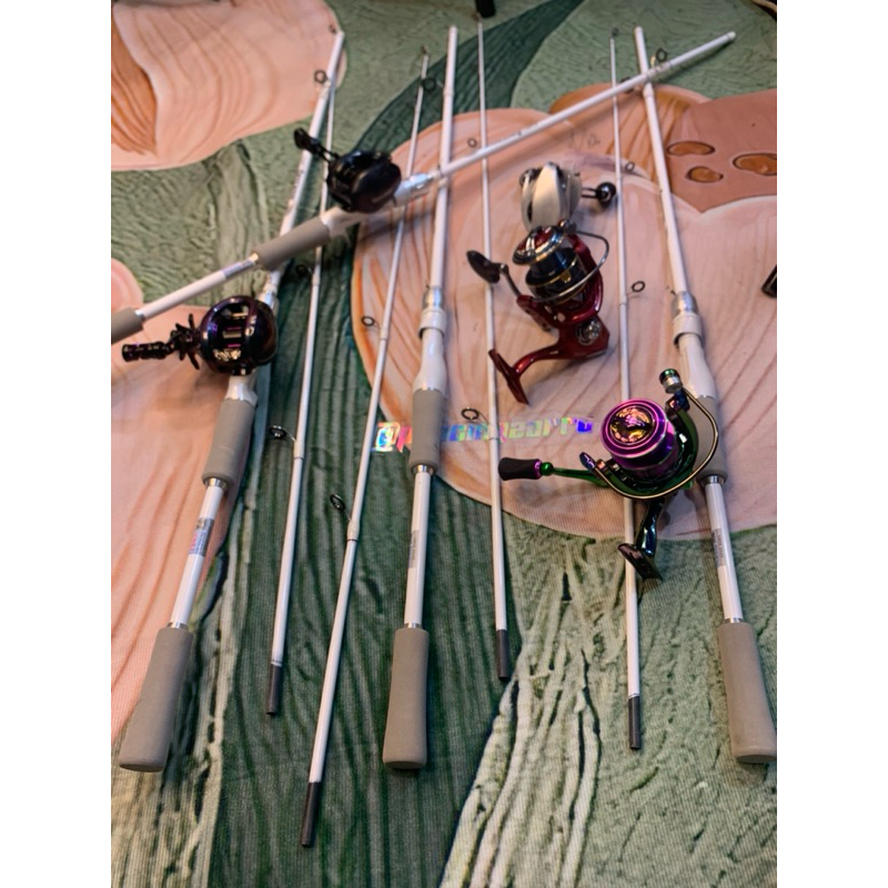 joran zorro snow medium action set reel bc dragcliker terbaik zorro reel