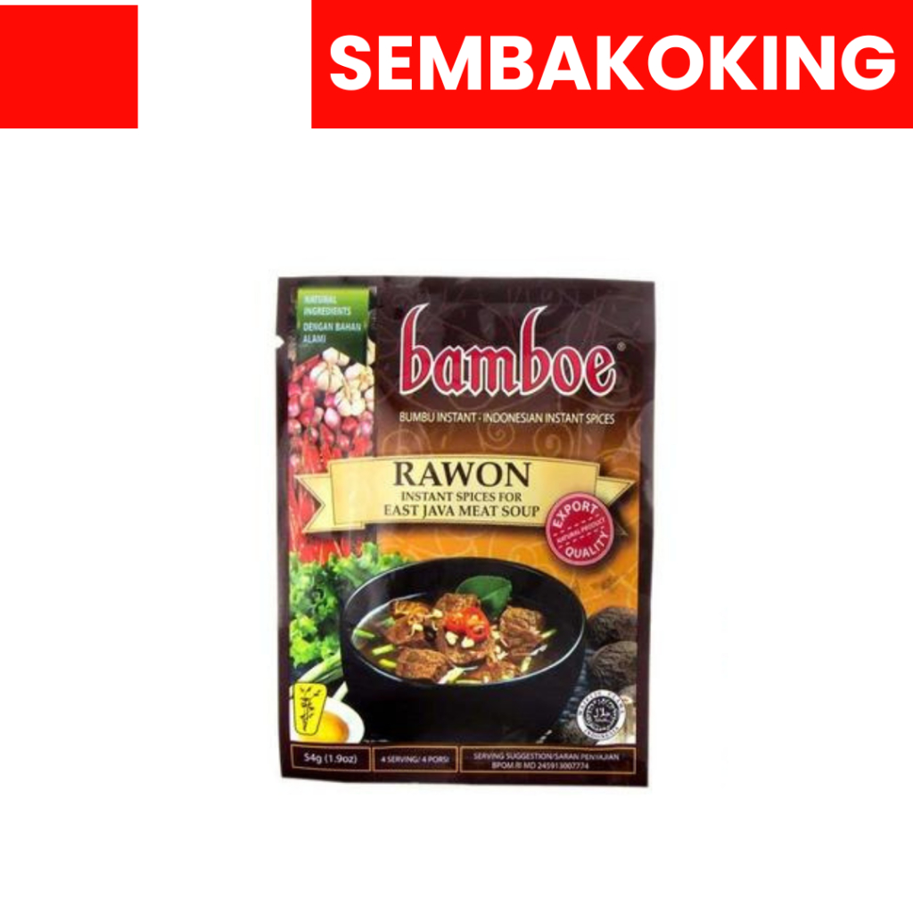 

Bamboe rawon bumbu instan BAMBOE RAWON BUMBU INSTAN