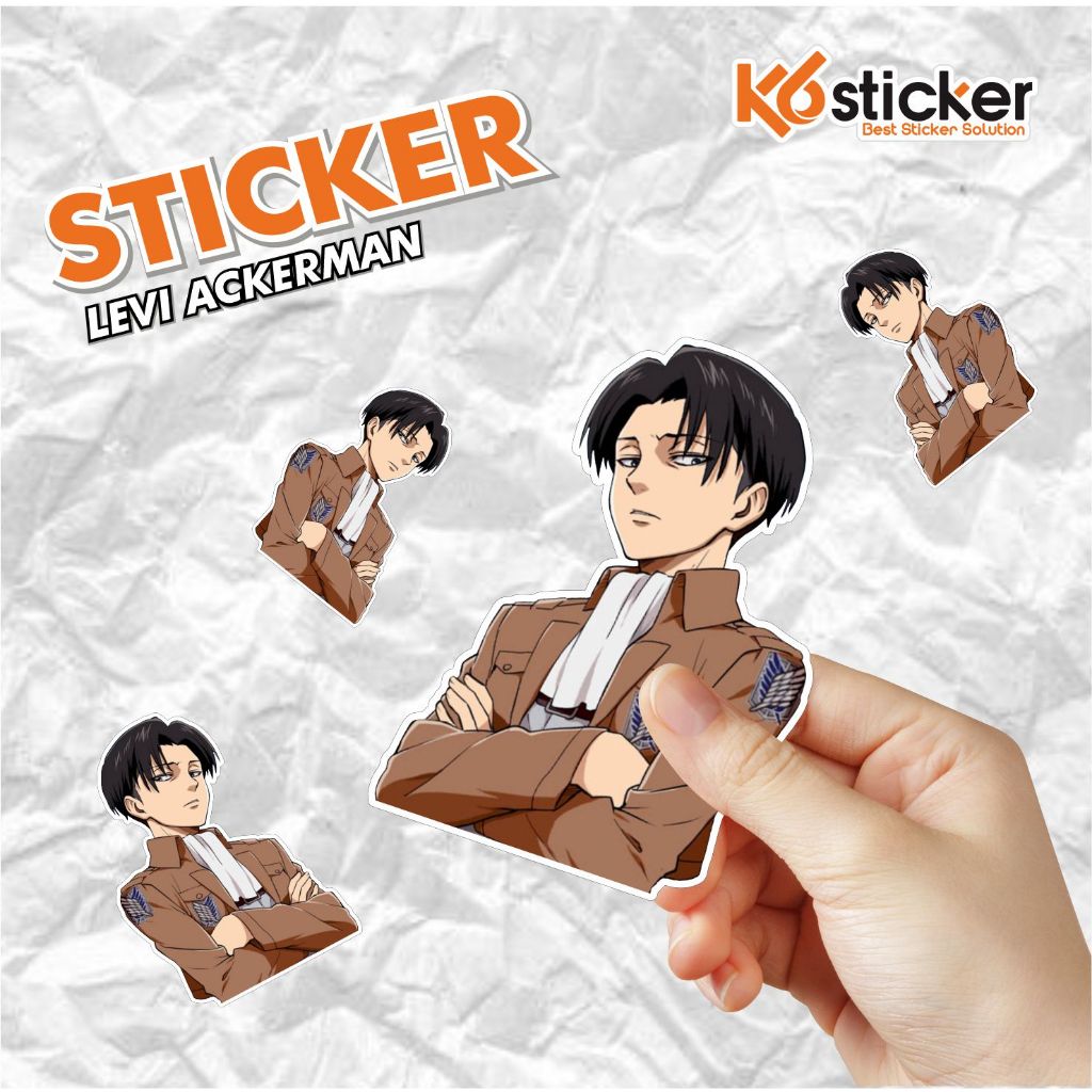 

Stiker Sticker Levi Ackerman Case Phone Logo Brand Band Aesthetic Journal Clothing Basic Casing Striping Tempel Label Merk Dinding Graftac Vinyl High Quality decal