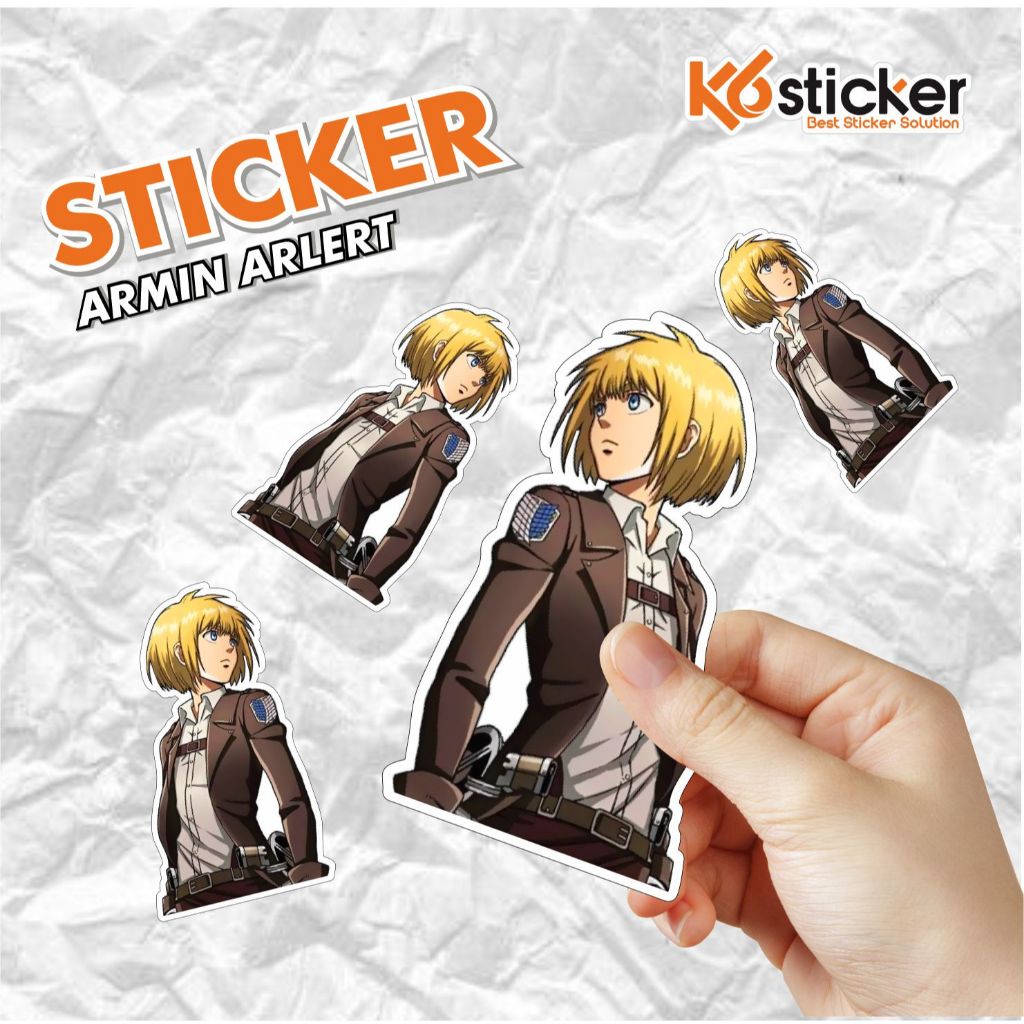 

Stiker Sticker Armin Arlert Case Phone Logo Brand Band Aesthetic Journal Clothing Basic Casing Striping Tempel Label Merk Dinding Graftac Vinyl High Quality decal