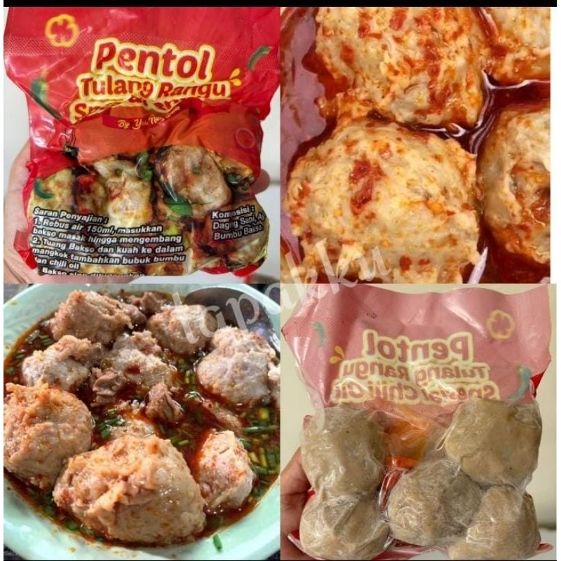 

KEMASAN BARU Pentol Tulang Rangu isi 5 jumbo by Yuk Ning Dijamin Original/Asli langsung pabrik!!