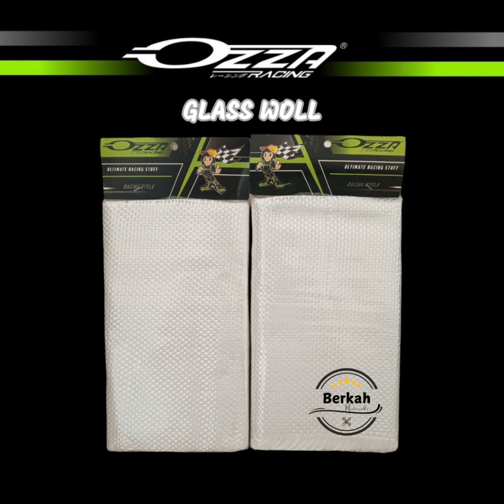 Glasswool Knalpot Original Ozza Racing/Lapis Serat Peredam Knalpot/Glaswool/Gaswol/Gasbul