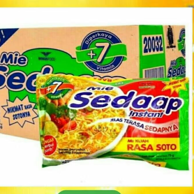 

Mie Sedaap Soto 10 Pcs
