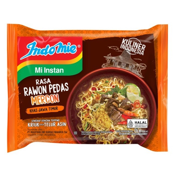 

INDOMIE RAWON PEDAS MERCON KHAS JAWA TIMUR