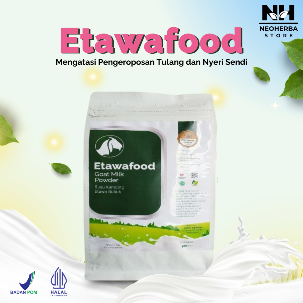 

Etawafood Susu Kambing Etawa Bubuk Isi 500gr Asli Original BPOM
