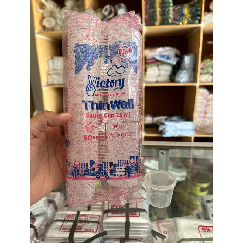 cup sauce thinwall 25ml victory