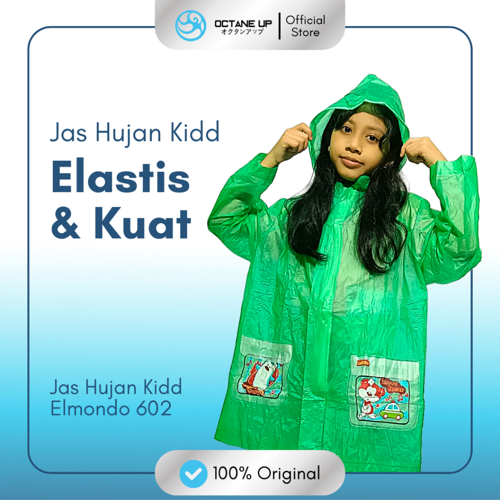 Jas Hujan Anak Setelan Elmondo 602 Premium