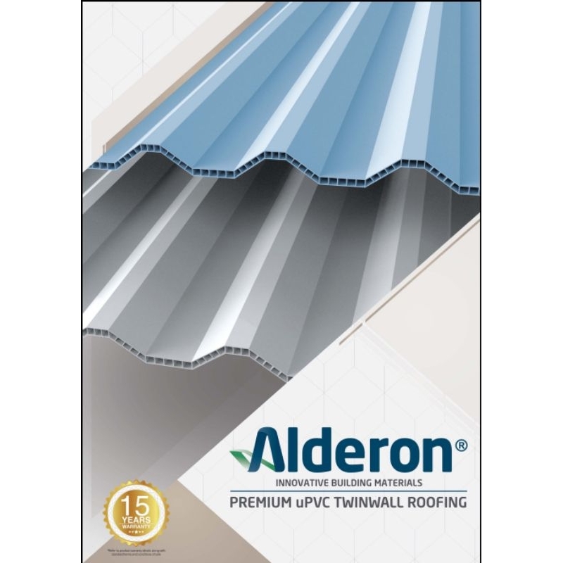 Atap UPVC Alderon Twinwall Per m1