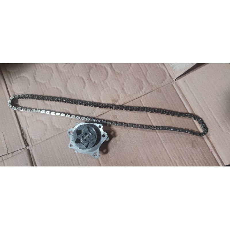 pompa oli dan tantai keteng mobil avansa xenia grand max 1,3 cc k3 copotan original Jepang ex Singap