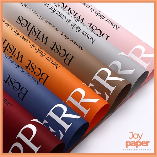 

20 Lembar kertas buket best wishes ketas cellophane buket bunga kb6133