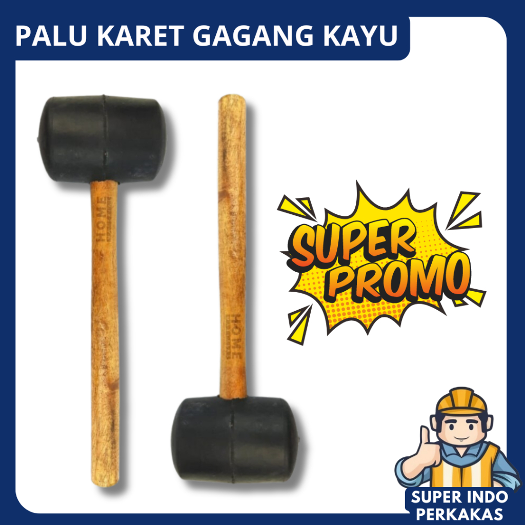 Palu karet kramik empuk winson / palu karet keramik / palu pasang keramik / palu keramik winson