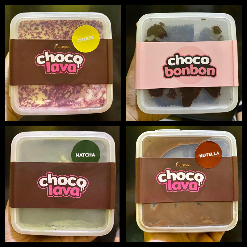 

Bittersweet By Najla Choco Lava Snacktok Nutella Cheese Matcha choco Bon bon original dessert box