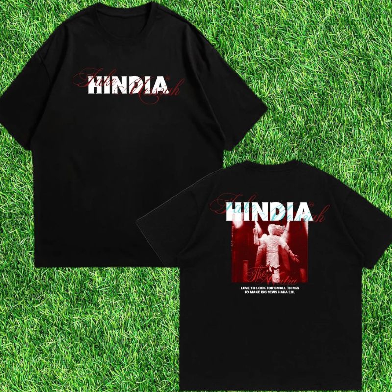 kaos band HINDIA Fake messiah masalah masa depan bahan tebal cotton combed 24s nyaman dipakai pria w