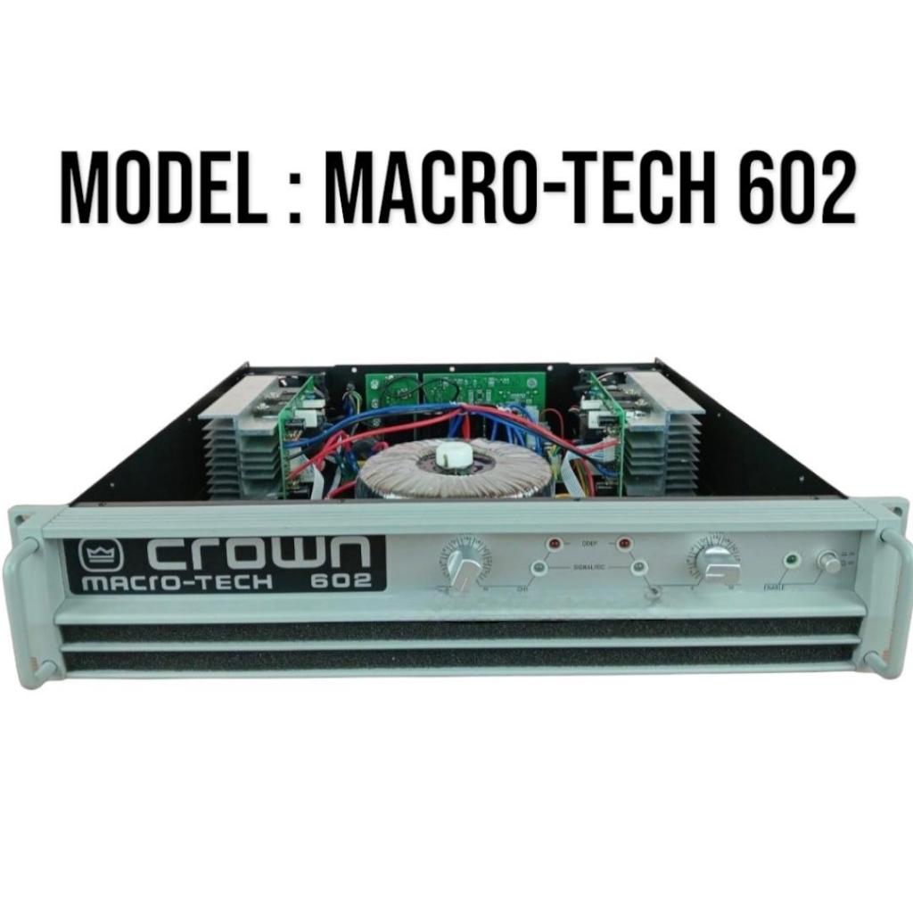 Power Amplifier Crown Macro-Tech 602 8ohm