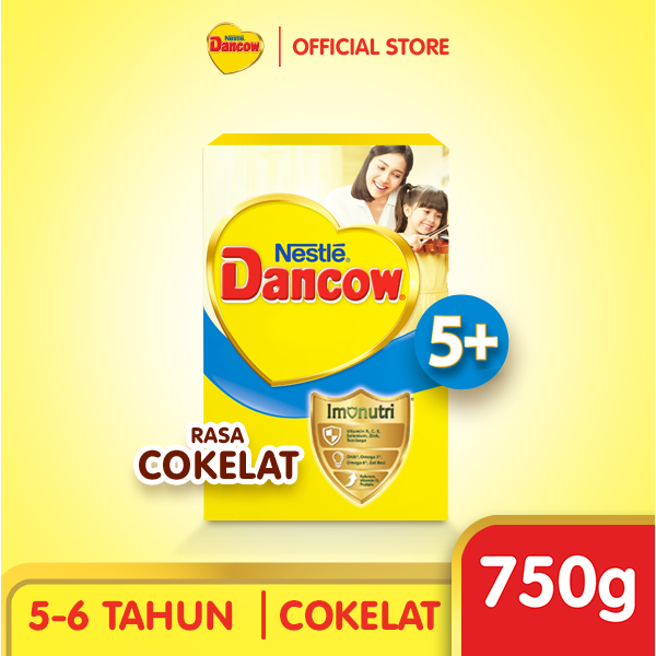 DANCOW 5+ Rasa Cokelat Box 750g dancow