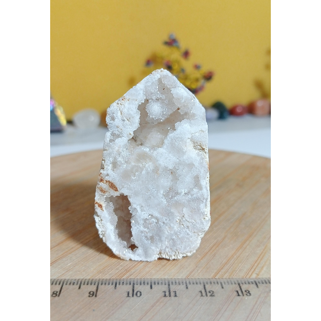 Natural Clear Quartz Agate Geode Point (10)