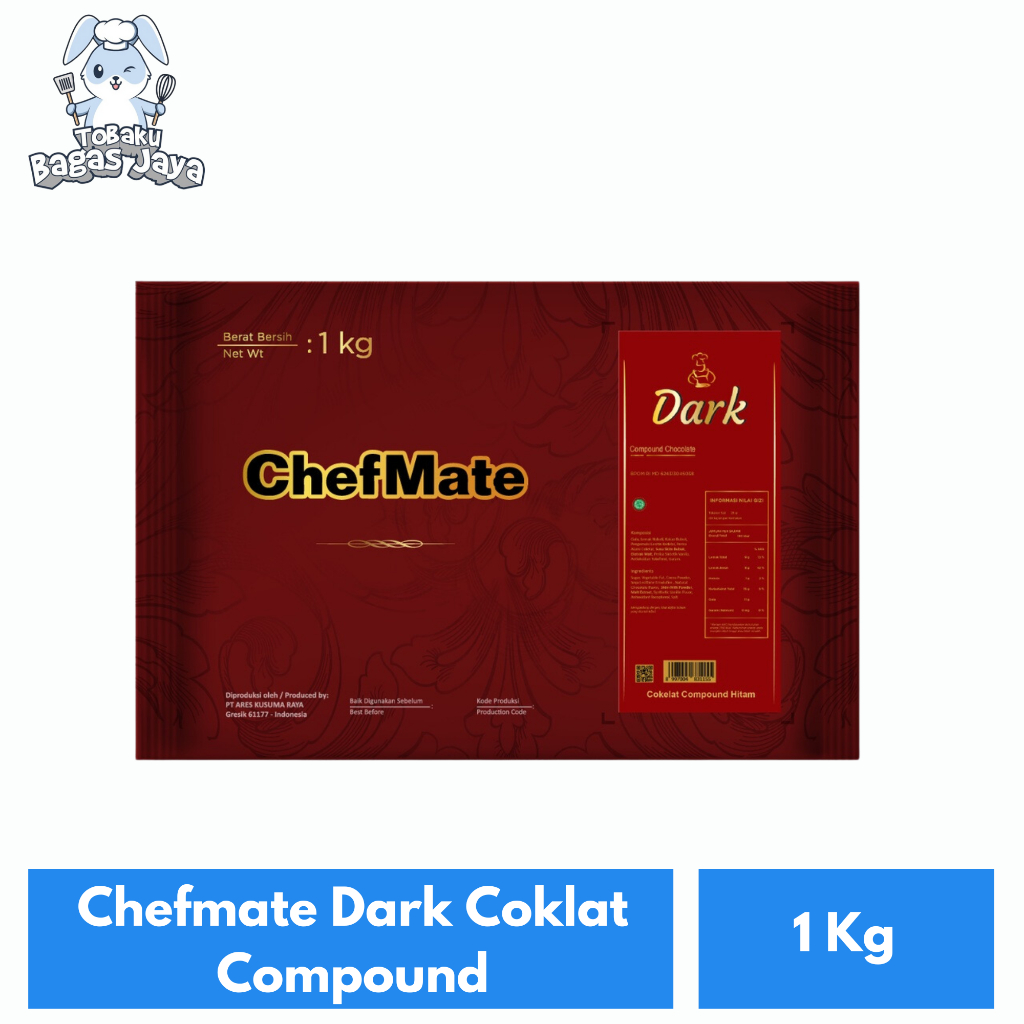 

Chefmate Dark Coklat Compound 1 Kg