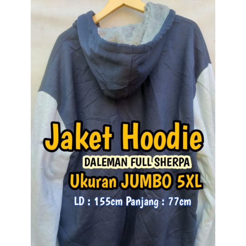 Hoodie Jumbo 5XL daleman FULL SHERPA