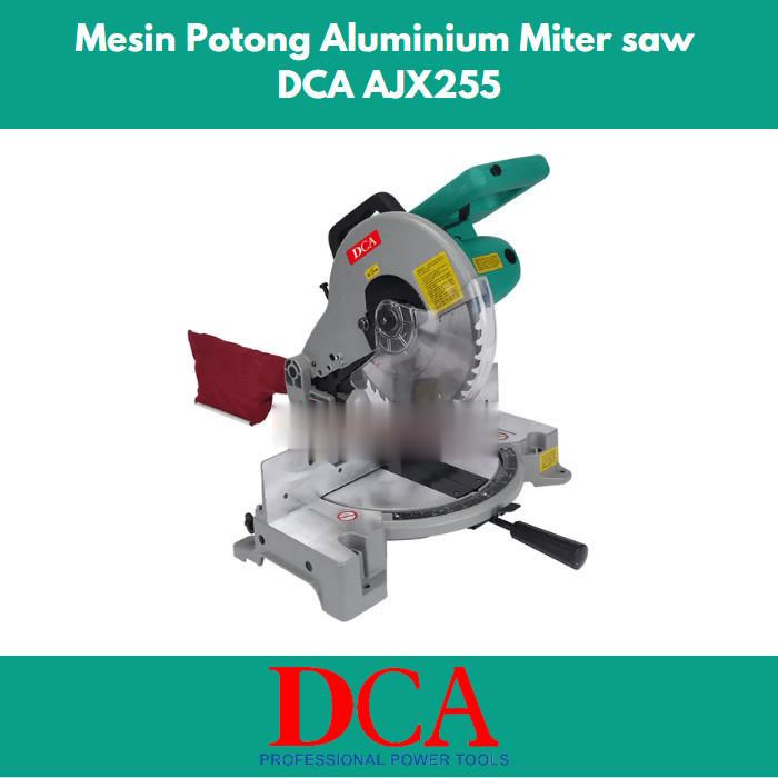 Miter saw mesin gergaji aluminium mitre saw AJX255 DCA AJX 255
