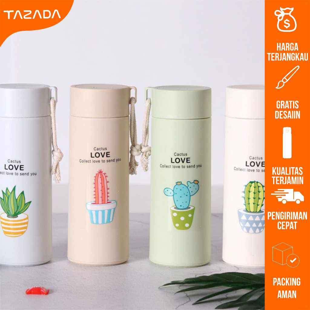SUPPLIER SOUVENIR BOTOL MINUM KACA / TUMBLER KAKTUS MURAH / SOUVENIR TUMBLER CUSTOM MURAH
