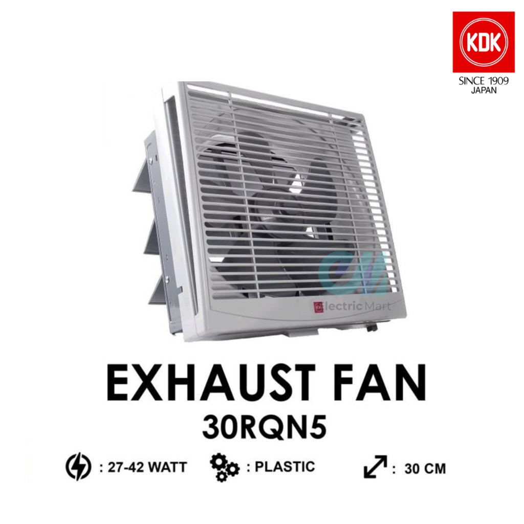 KDK Exhaust Fan Dinding / Kipas Angin Hexos 12 Inch 30RQN 870Rpm