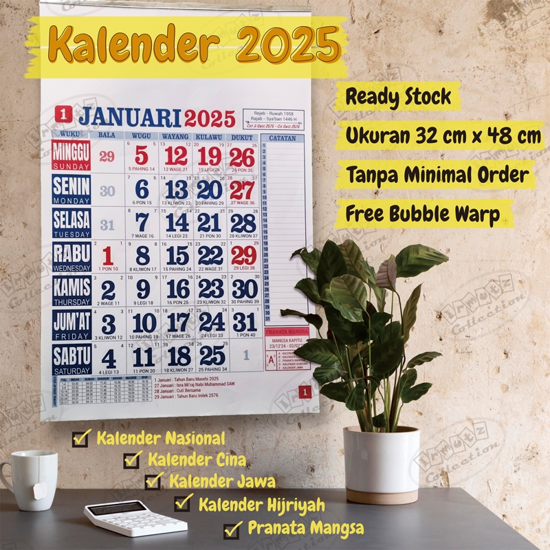 

Kalender 2025 Dinding Kosongan Tanpa Minimal Order