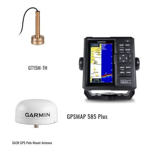 GARMIN GPSMAP 585 Plus GT15M-TH + GA38