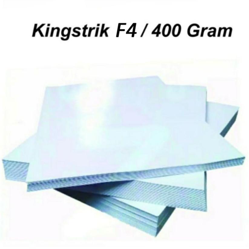 

KERTAS KINGSTRIK 400GR FOLIO isi 5 lembar