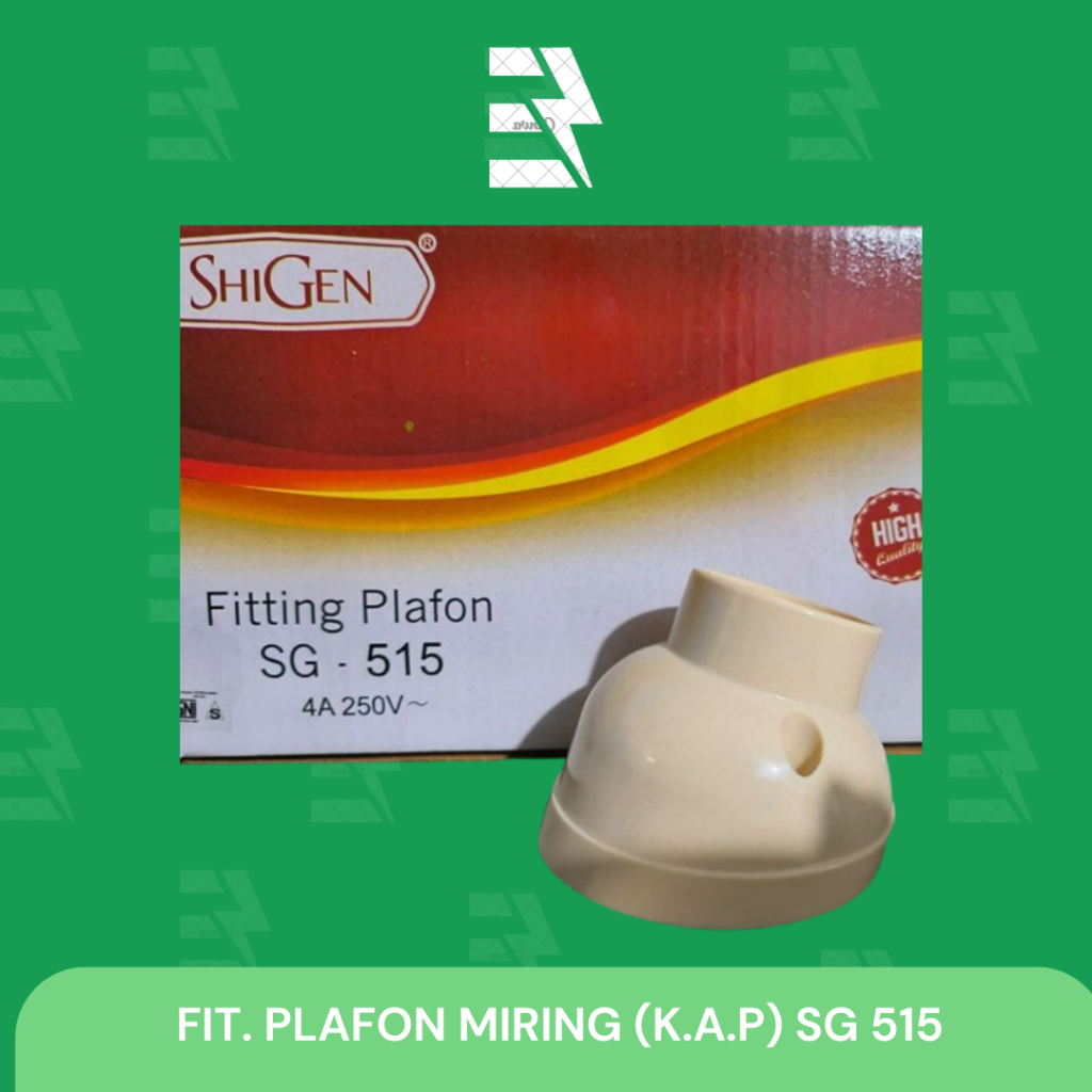 FITTING LAMPU PLAFON MIRING SHIGEN
